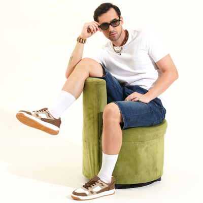 ASH Beige Brown Men's casual sneaker