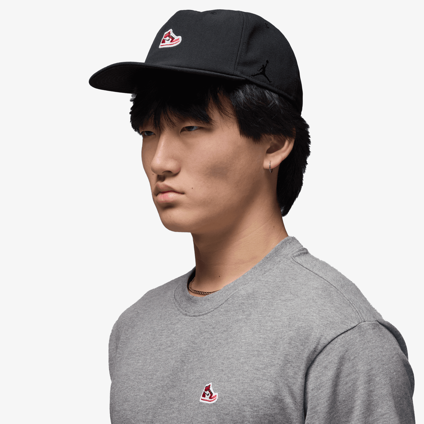 Jordan | STRUCTURED HAT { BLACK