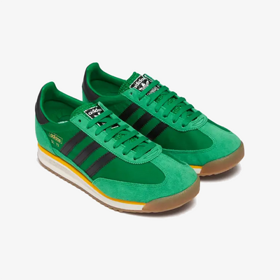 ADIDAS ORIGINALS | SL 72 RS { GREEN/OFF WHITE/CREW YELLOW