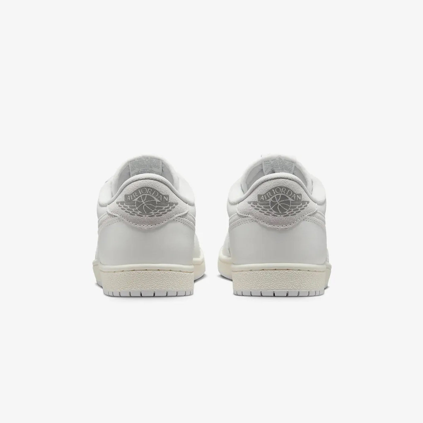 Jordan | AIR JORDAN 1 LOW  85 { SUMMIT WHITE/LT SMOKE GREY-NEUTRAL GREY