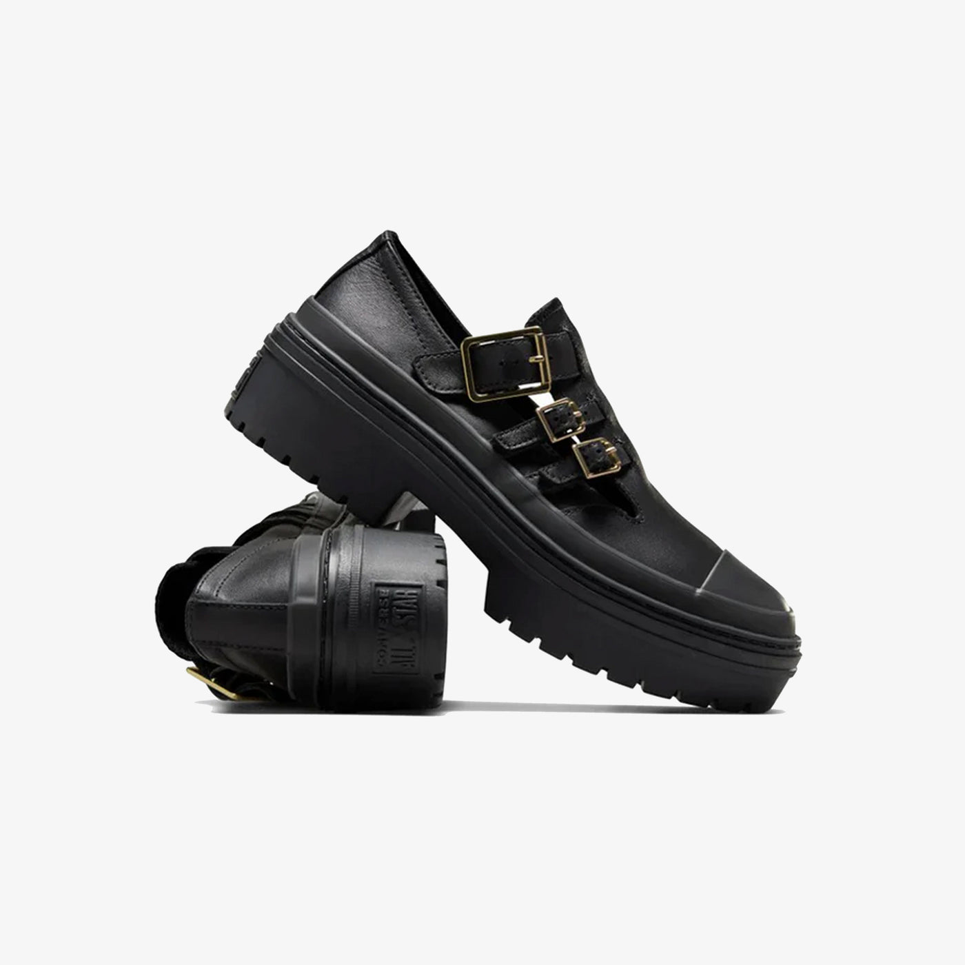 Converse | CHUCK TAYLOR ALL STAR LUGGED HEEL MARY JANE PLATFORM { BLACK