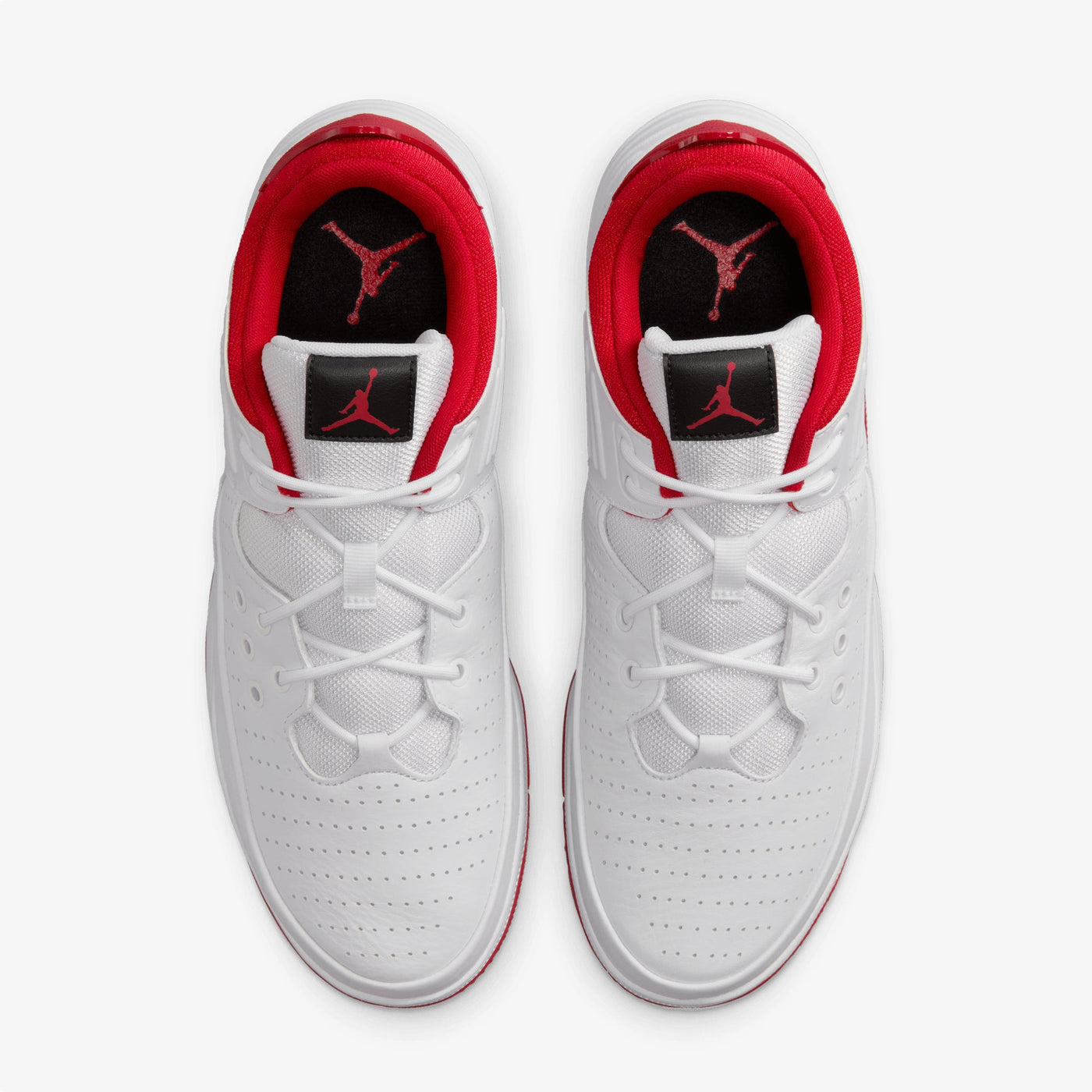 JORDAN | MAX AURA 5 { WHITE/GYM RED-BLACK