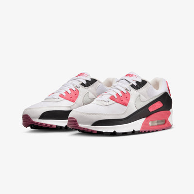 NIKE | AIR MAX 90 { WHITE/LIGHT SILVER-ASTER PINK-BLACK