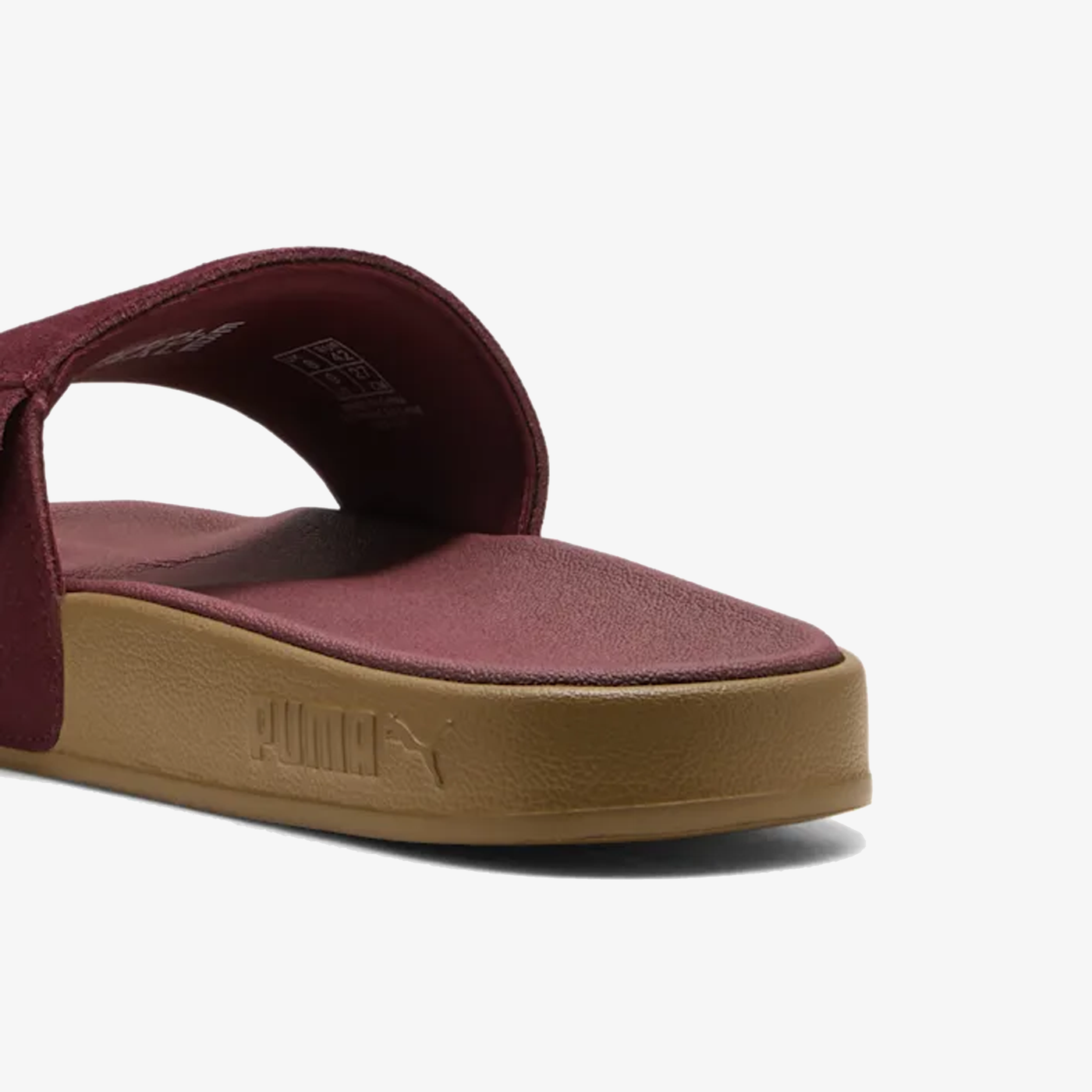 Puma | LEADCAT 2.0 PALERMO FOIL SLIDES { RUBY SHIMMER-ALPINE SNOW-GUM