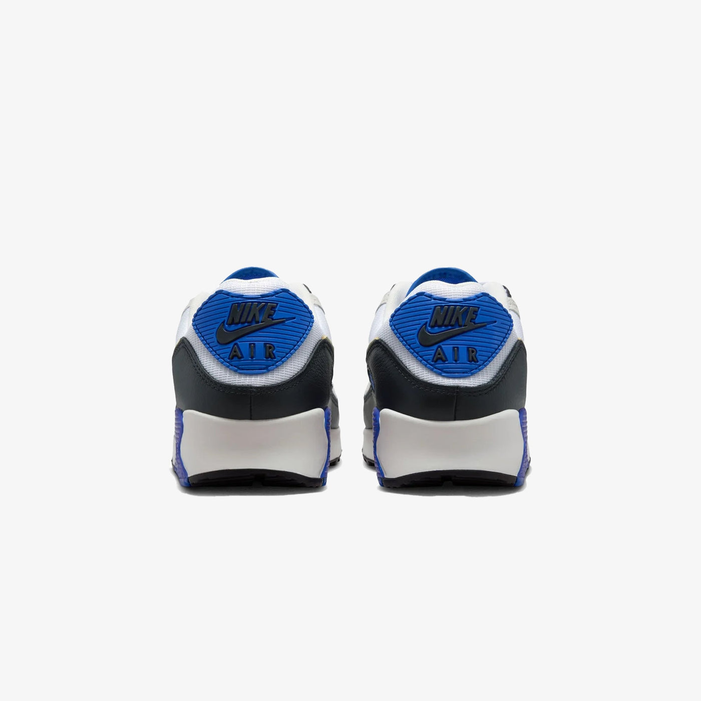 NIKE | AIR MAX 90 PREMIUM { WHITE/KHAKI-RACER BLUE-BLACK