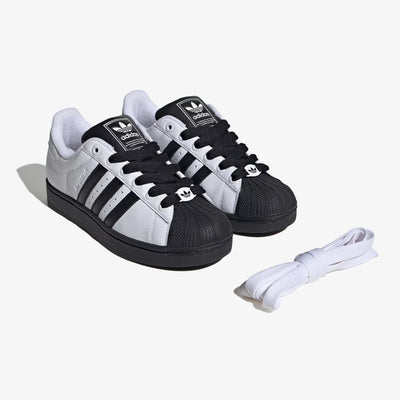 Adidas Originals | SUPERSTAR II { CLOUD WHITE/CORE BLACK