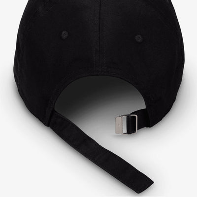 Jordan | UNSTRUCTURED CURVED-BILL HAT { BLACK
