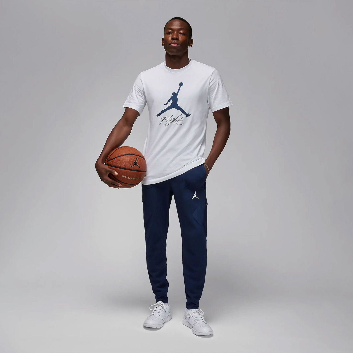 JORDAN | JUMPMAN FLIGHT { WHITE/NAVY