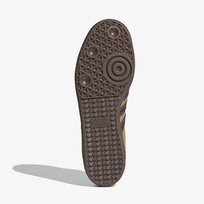 ADIDAS ORIGINALS | SAMBA OG { GOLDEN BEIGE/DARK BROWN/GUM
