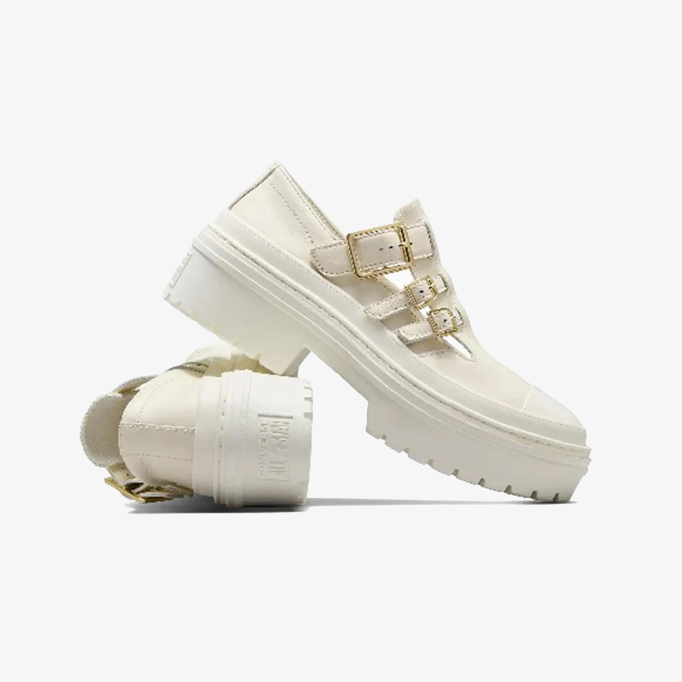 Converse | CHUCK TAYLOR ALL STAR LUGGED HEEL MARY JANE PALTFORM { EGRET