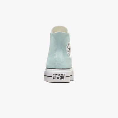 Converse | CHUCK TAYLOR ALL STAR LIFT  { WHITE/AQUA BLUE