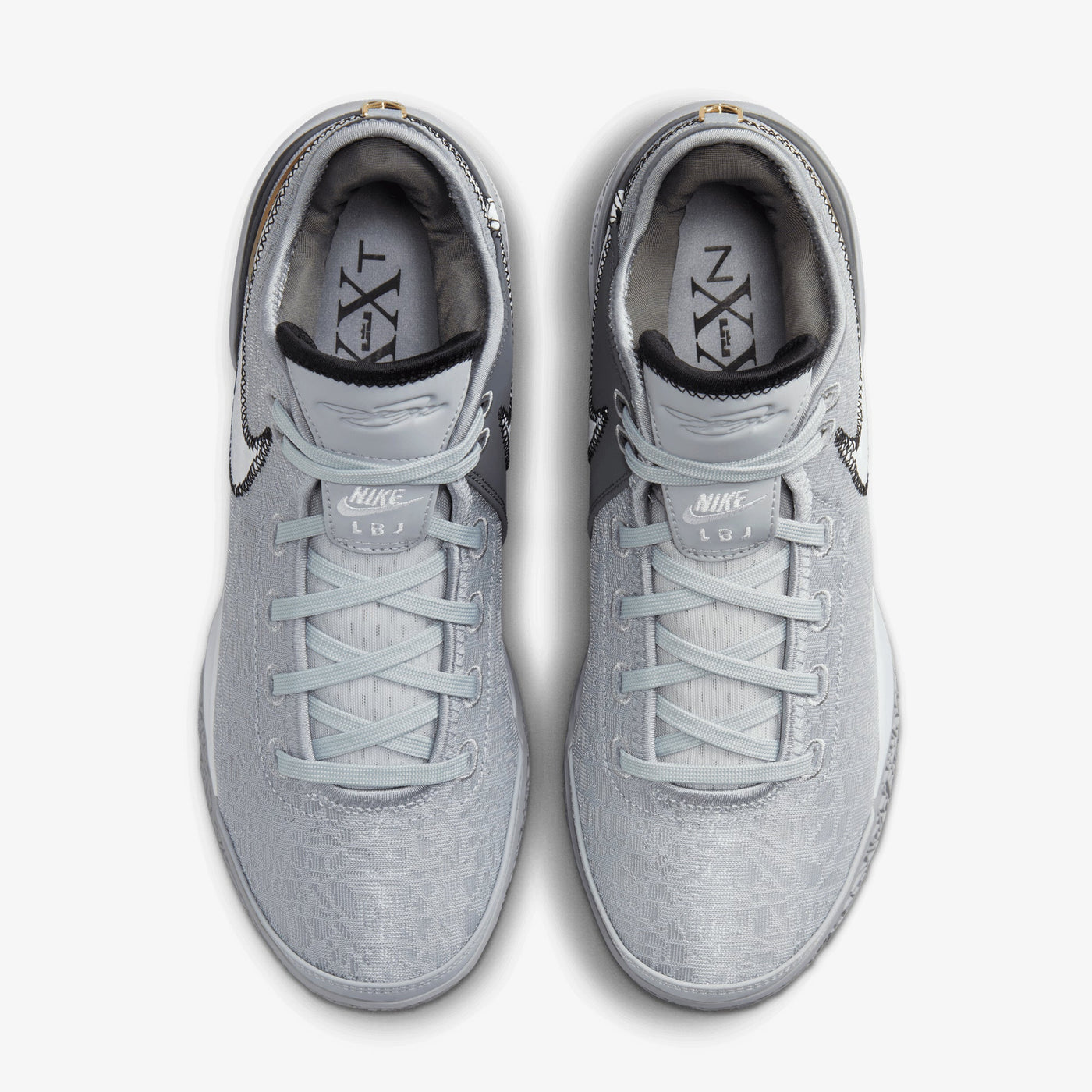 NIKE | LEBRON NXXT GEN { WOLF GREY/WHITE-IRON GREY-BLACK
