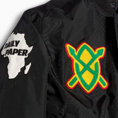 Converse | X DAILY PAPER STADIUM JACKET { BLACK