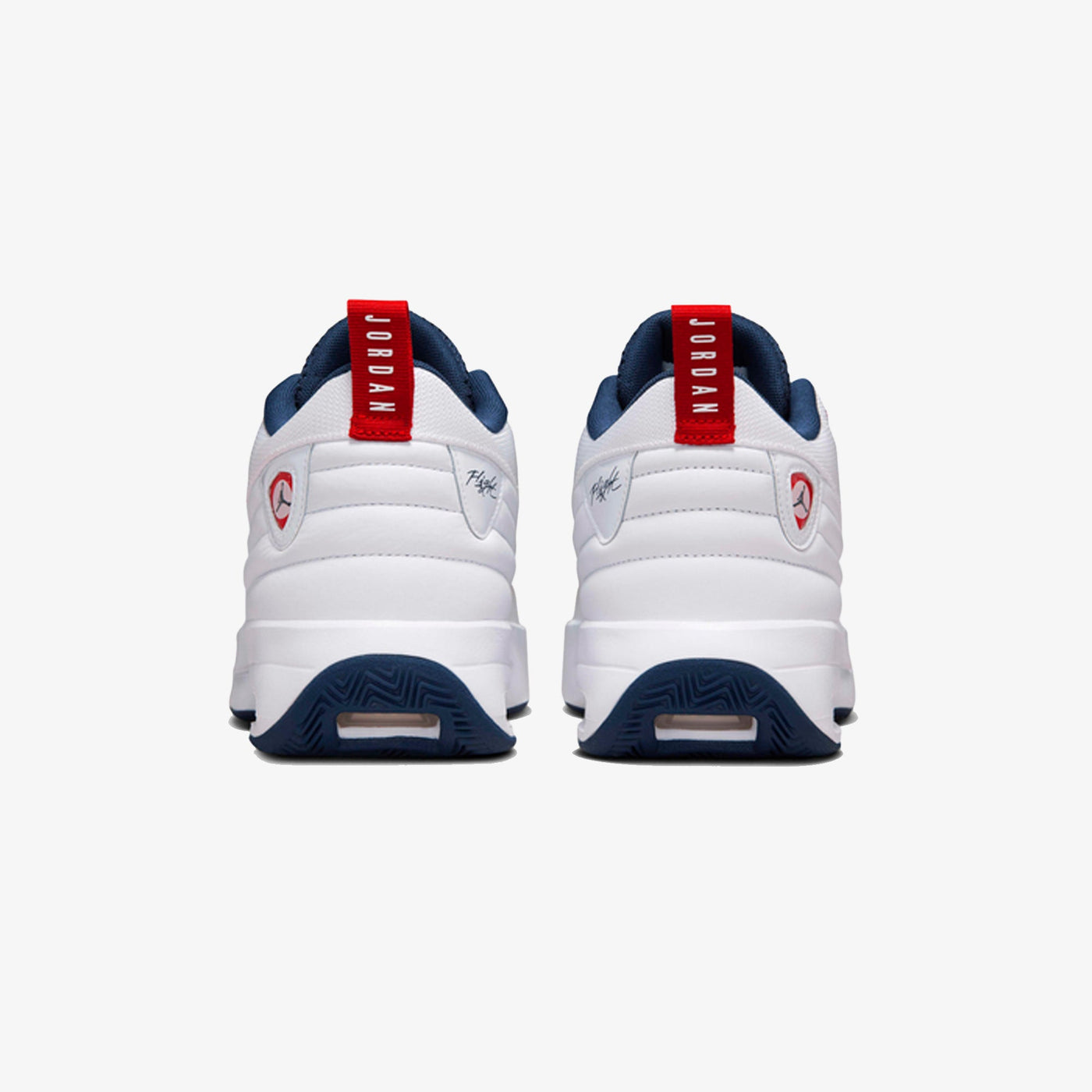 JORDAN | MAX AURA 6 { WHITE/MIDNIGHT NAVY-VARSITY RED
