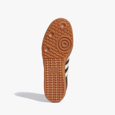 Adidas Originals | SAMBA OG { MARRON/CREAM WHITE/GOLD METALLIC