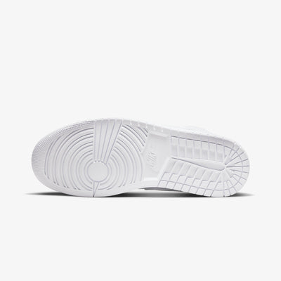 JORDAN | AIR JORDAN 1 MID { WHITE/WHITE-WHITE