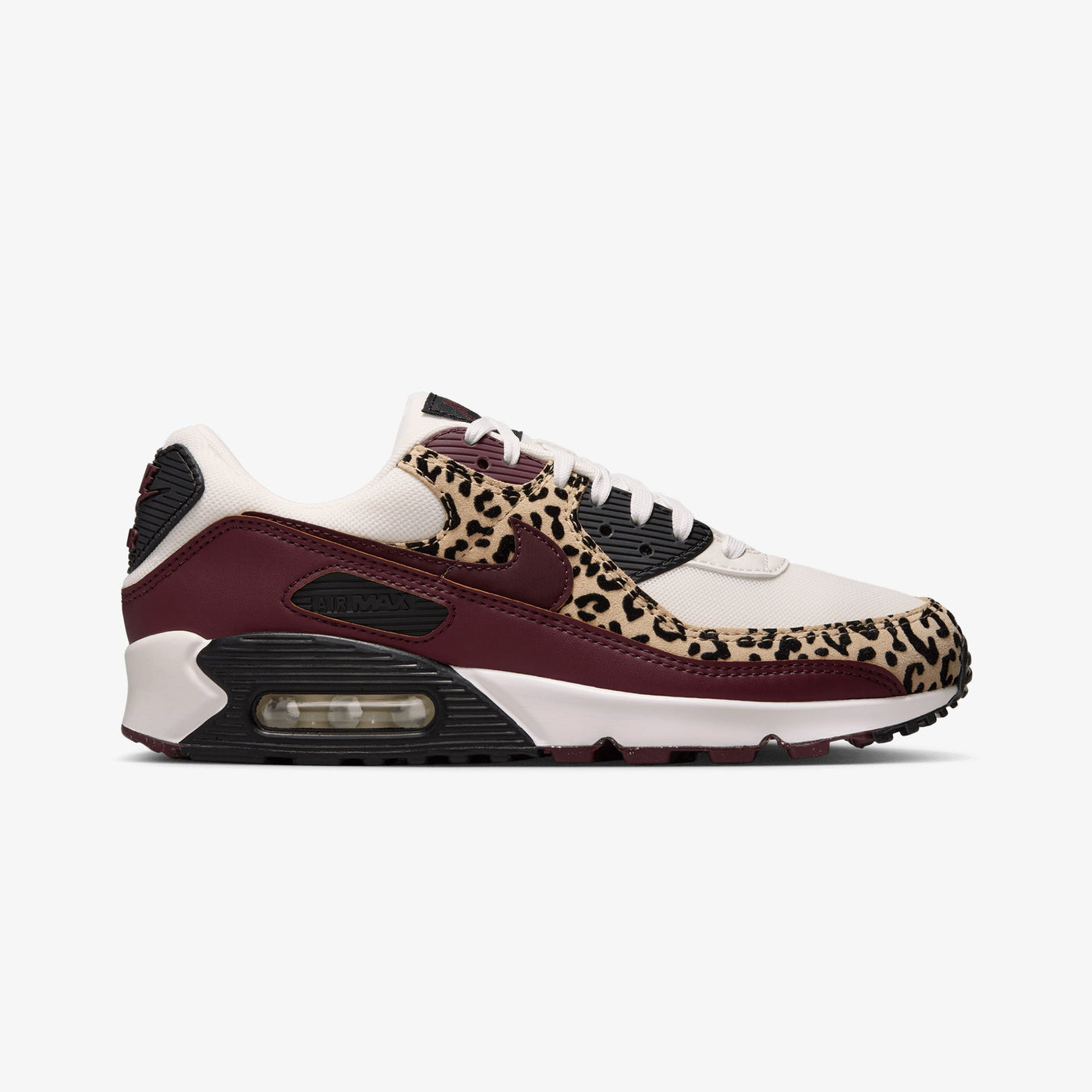 Nike | AIR MAX 90 { SAIL/BURGUNDY CRUSH-BLACK