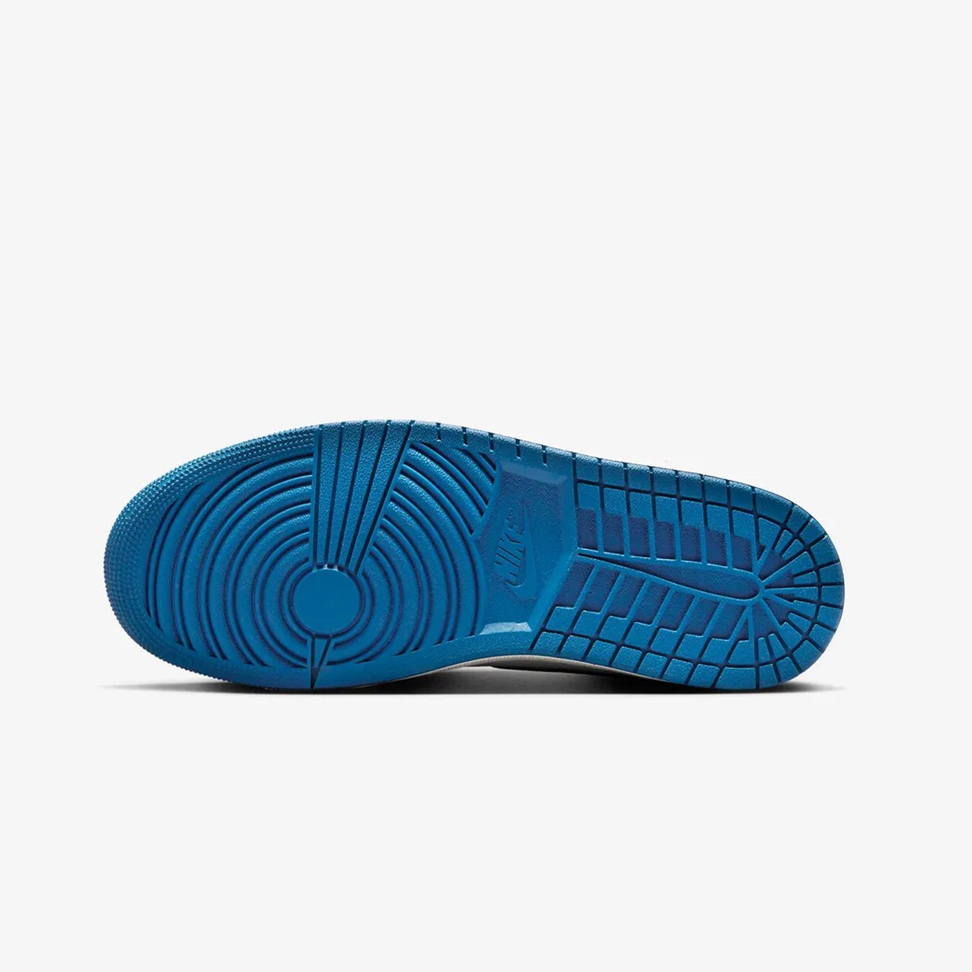Jordan | AIR JORDAN 1 MID SE  { WHITE/INDUSTRIAL BLUE-SAIL