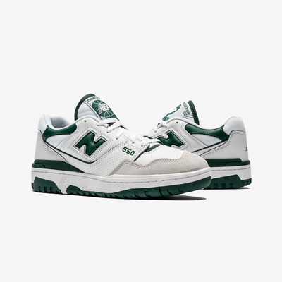 New Balance | BB550 { WHITE/GREEN