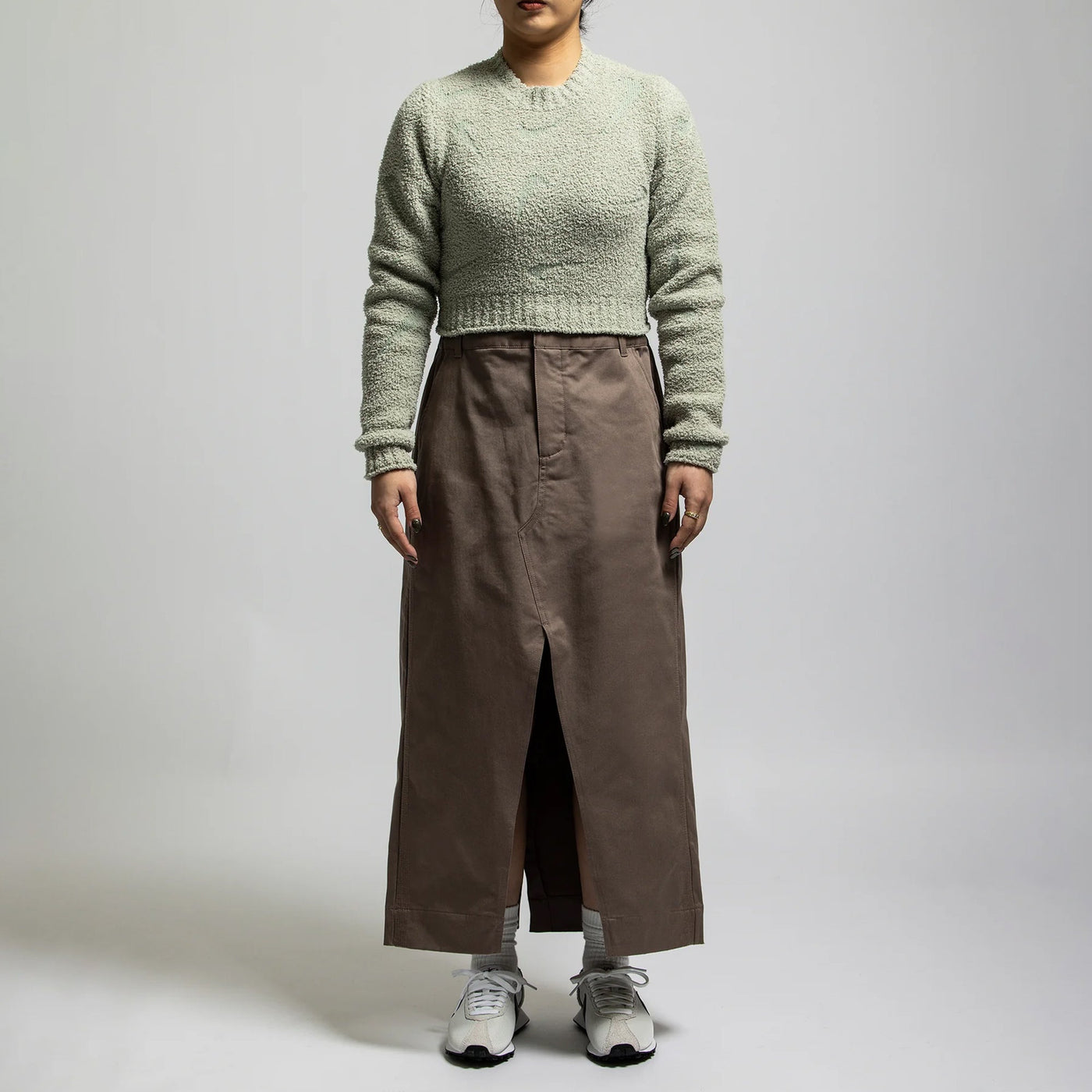 Jordan | TWILL SKIRT { MINK BROWN/MINK BROWN