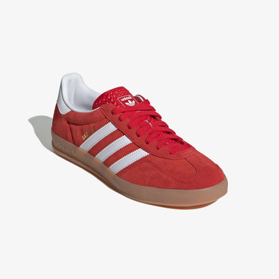 ADIDAS ORIGINALS | GAZELLE INDOOR { RED/WHITE