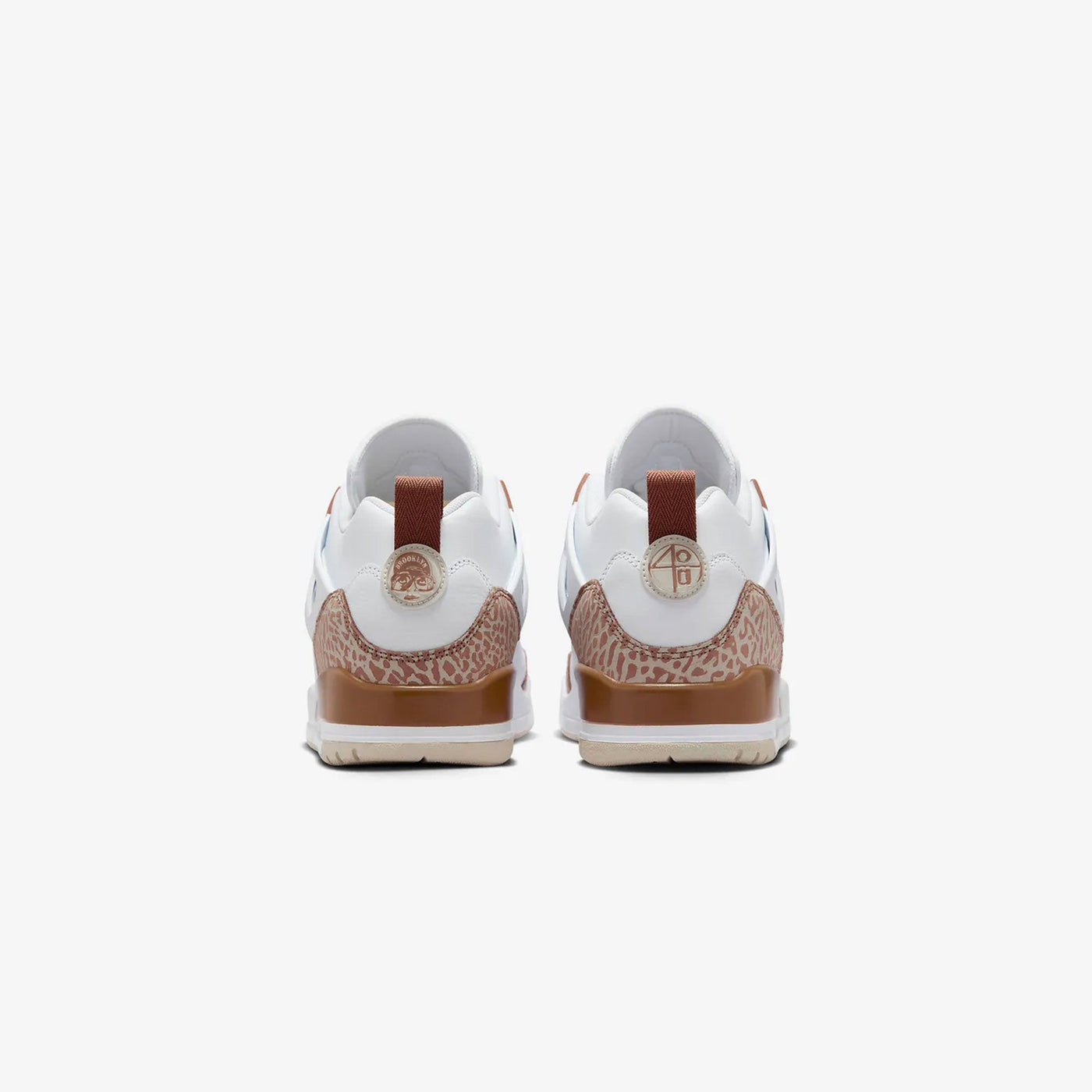 JORDAN | SPIZIKE LOW { WHITE/PINK OXFORD-ARCHAEO BROWN