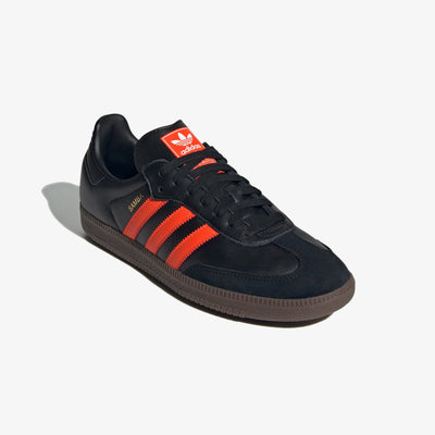 ADIDAS ORIGINALS | SAMBA OG { CORE BLACK/IMPACT ORANGE/GUM