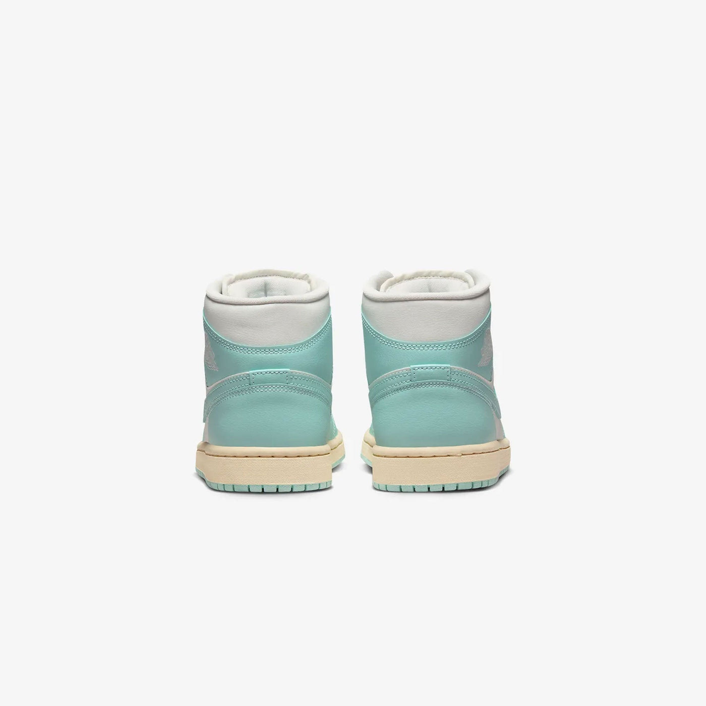 JORDAN | AIR JORDAN 1 MID { SAIL/LIGHT DEW-MUSLIN