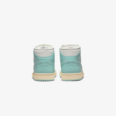 JORDAN | AIR JORDAN 1 MID { SAIL/LIGHT DEW-MUSLIN