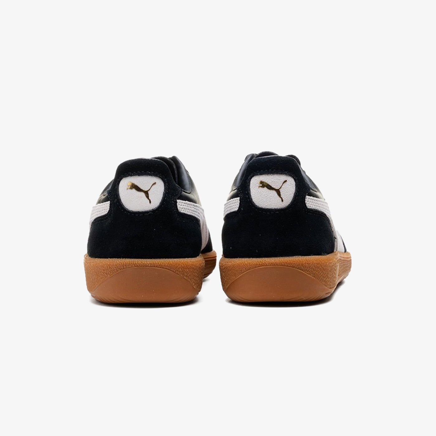 PUMA | PALERMO LTH { PUMA BLACK\FEATHER GRAY-GUM