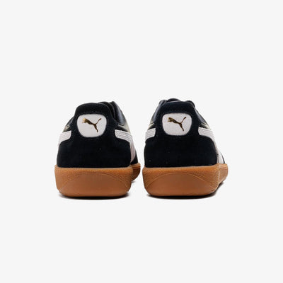 PUMA | PALERMO LTH { PUMA BLACK\FEATHER GRAY-GUM
