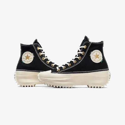 Converse | RUN STAR HIKE PLATFORM CRAFTED STITCHING { BLACK
