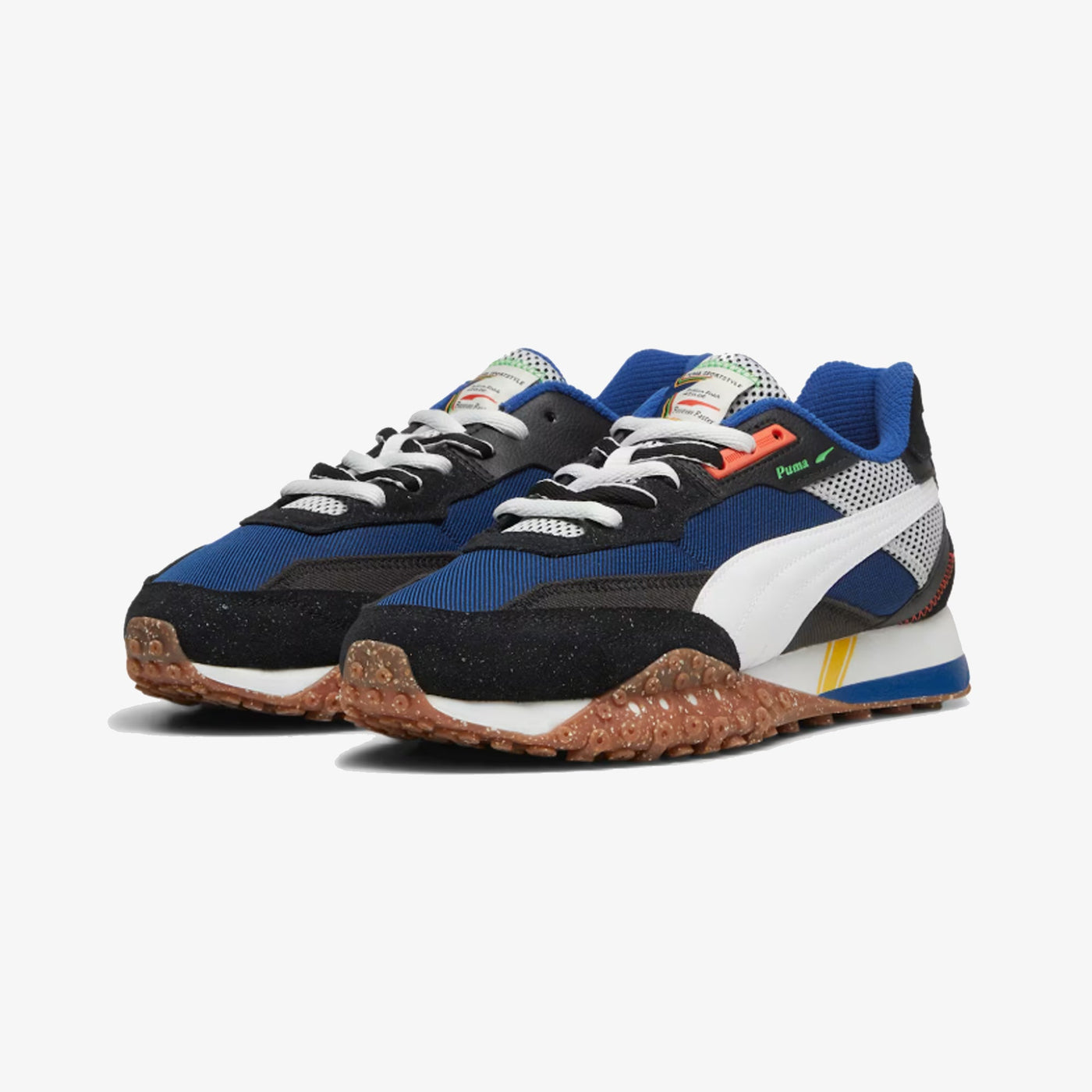 Puma | BLKTOP RIDER PODIUM { BLACK/ROYAL