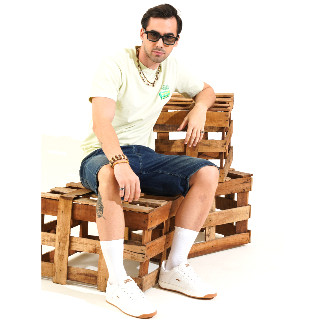 SUAVE Off White Men's casual sneaker