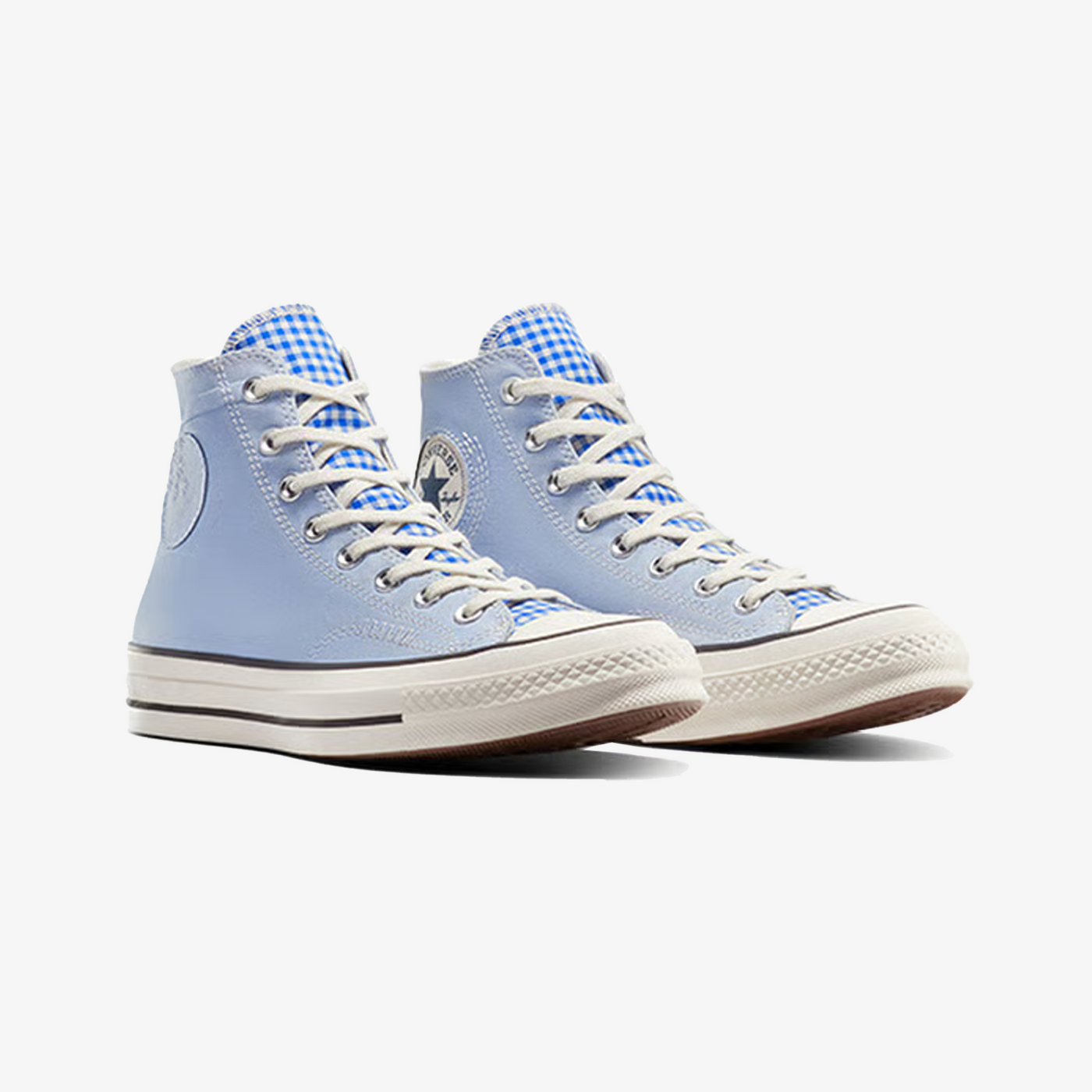 Converse | UPCYCLE CHUCK 70 HIGH CHAMBRAY & GINGHAM { BLUE