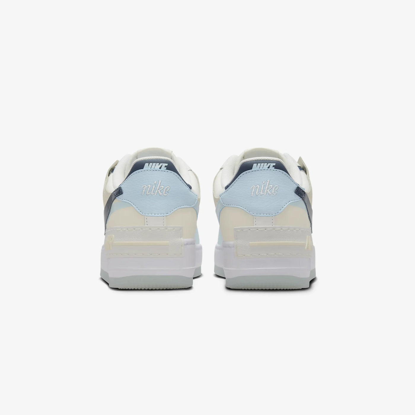 NIKE | AIR FORCE 1 SHADOW { SAIL/ARMORY NAVY-GLACIER BLUE