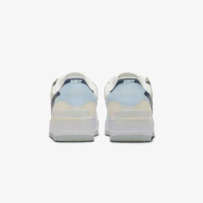 NIKE | AIR FORCE 1 SHADOW { SAIL/ARMORY NAVY-GLACIER BLUE
