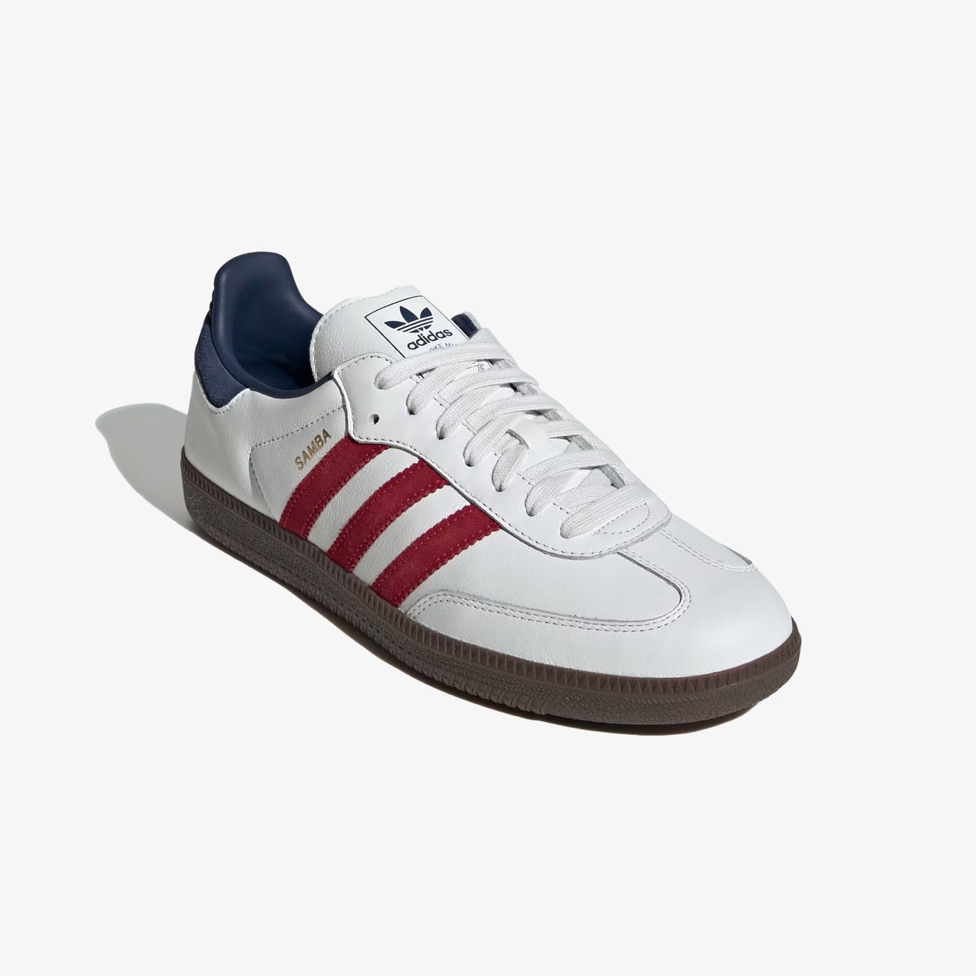 ADIDAS ORIGINALS | SAMBA OG { CORE WHITE/TEAM VICTORY RED/NIGHT INDIGO