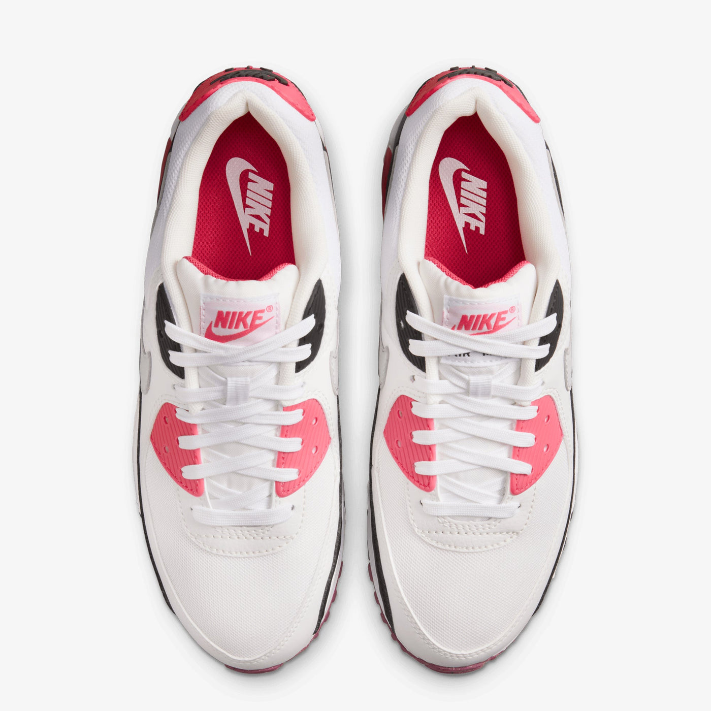 NIKE | AIR MAX 90 { WHITE/LIGHT SILVER-ASTER PINK-BLACK