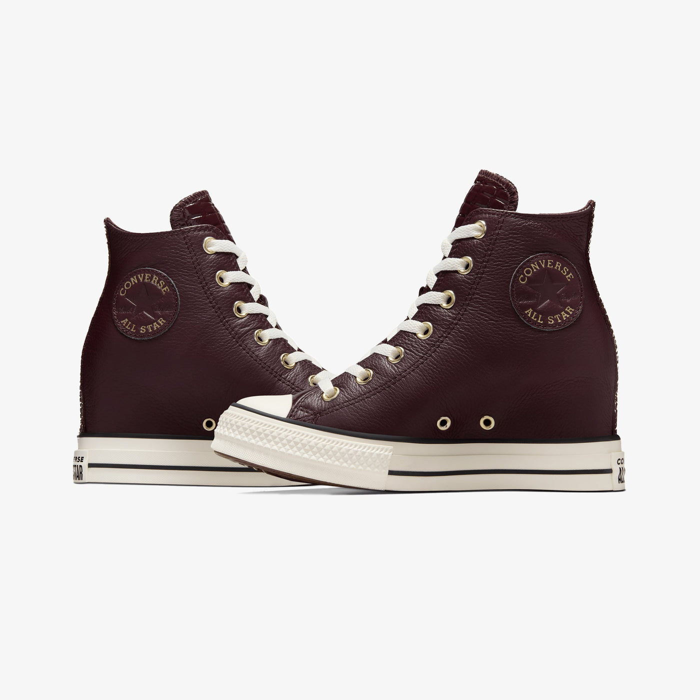 Converse | CHUCK TAYLOR ALL STAR CLASSIC WEDGE LEATHER { BROWN