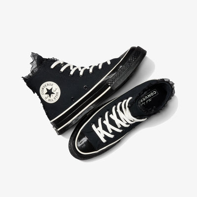 Converse | CHUCK 70 HIGH RUFFLES & BOWS { BLACK