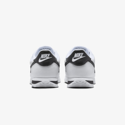 NIKE | CORTEZ LEATHER { WHITE/BLACK