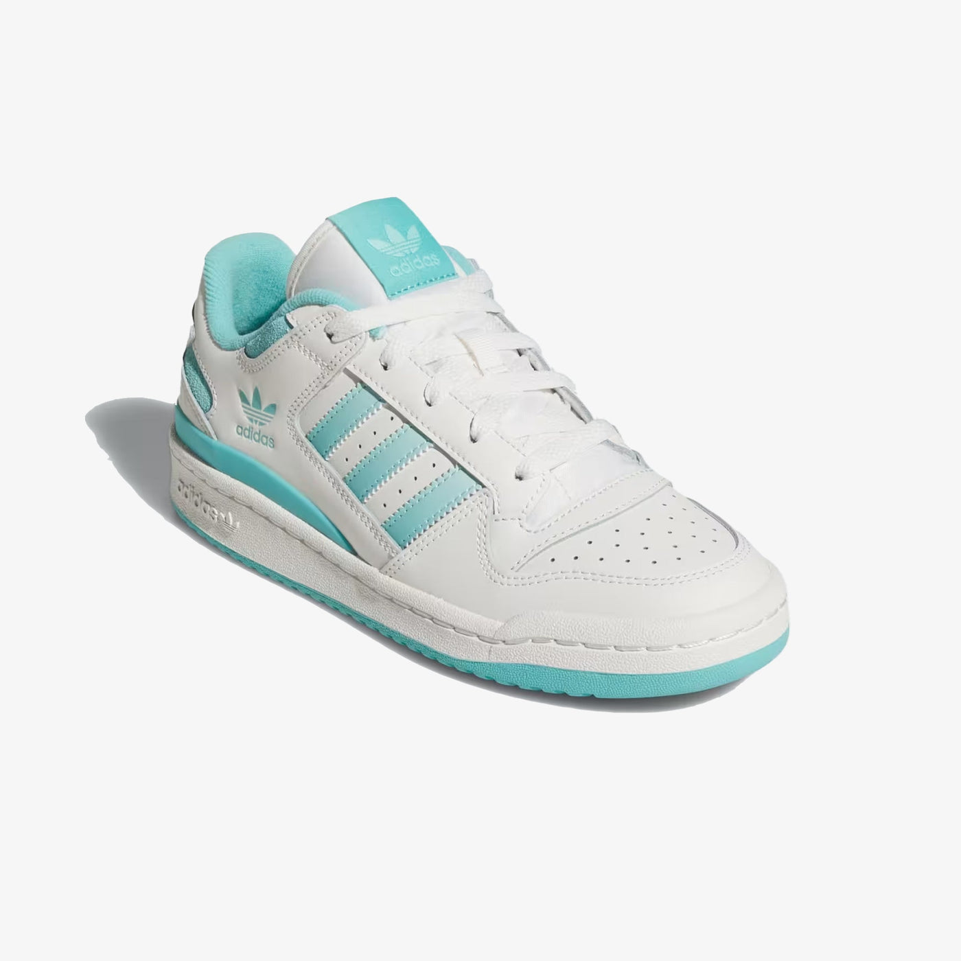 ADIDAS ORIGINALS | FORUM LOW CL { CLOUD WHITE/SEMI FLASH AQUA/EASY MINT