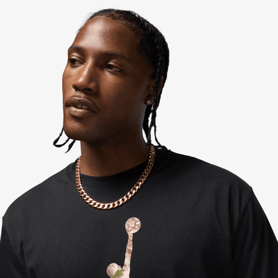JORDAN | BROOKLYN REALTREE JUMPMAN T-SHIRT { BLACK/SAIL