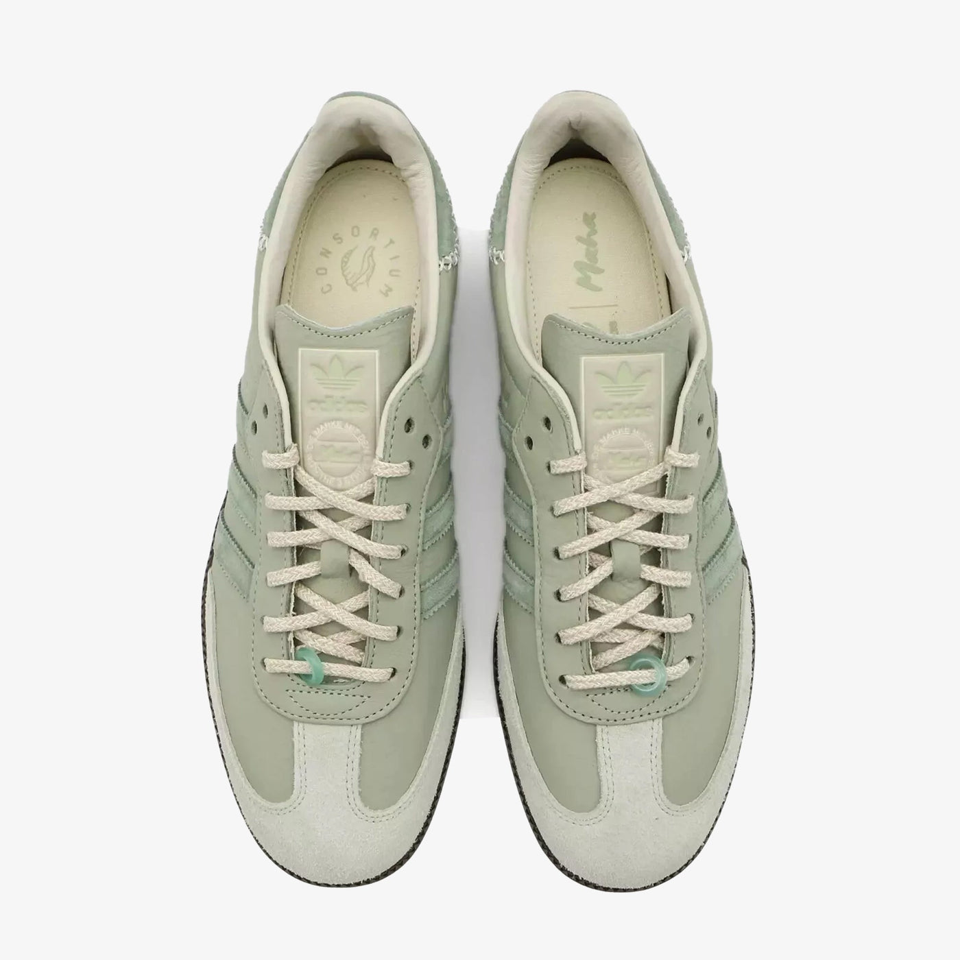 ADIDAS ORIGINALS | SAMBA x MAHA { HALF GREEN