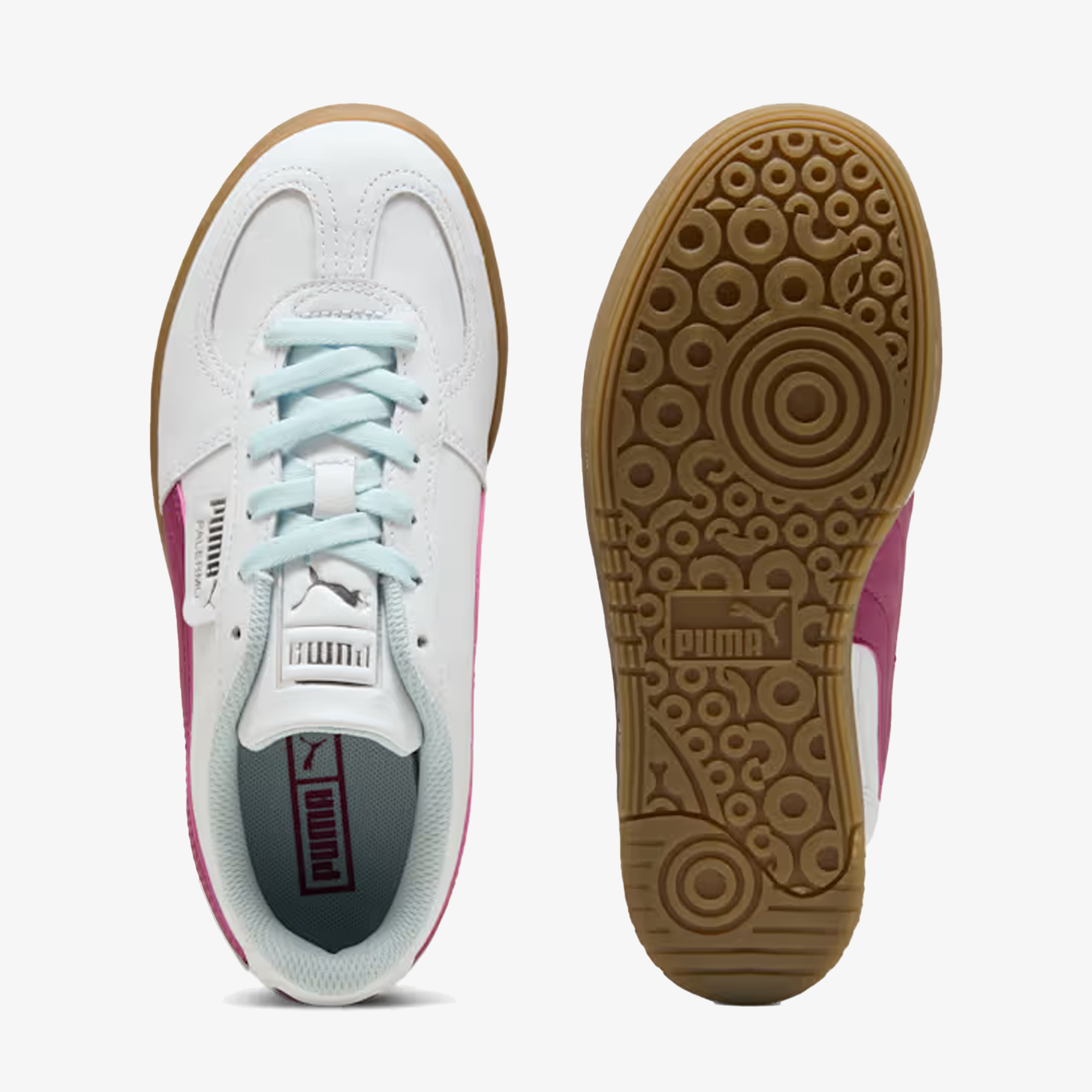 PUMA | PALERMO ELEVATA LEATHER { WHITE/BERRY