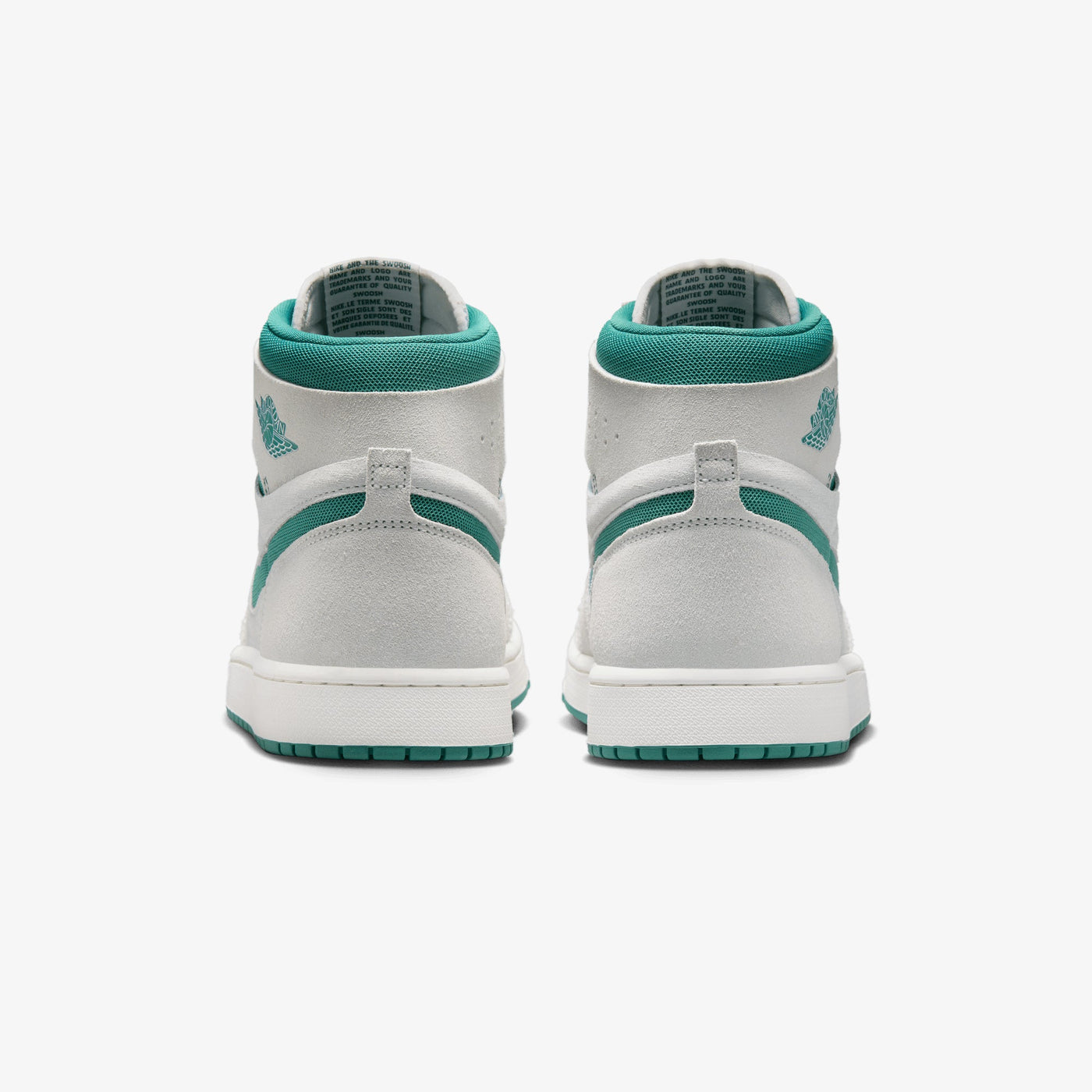 Jordan | AIR JORDAN 1 ZOOM CMFT 2  { SUMMIT WHITE/BICOASTAL-OXIDIZED GREEN
