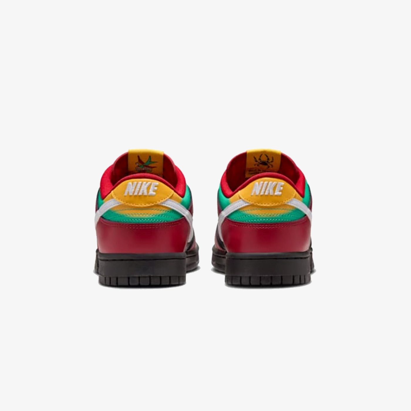 NIKE | DUNK LOW RETRO { BLACK/WHITE-GYM RED-UNIVERSITY GOLD