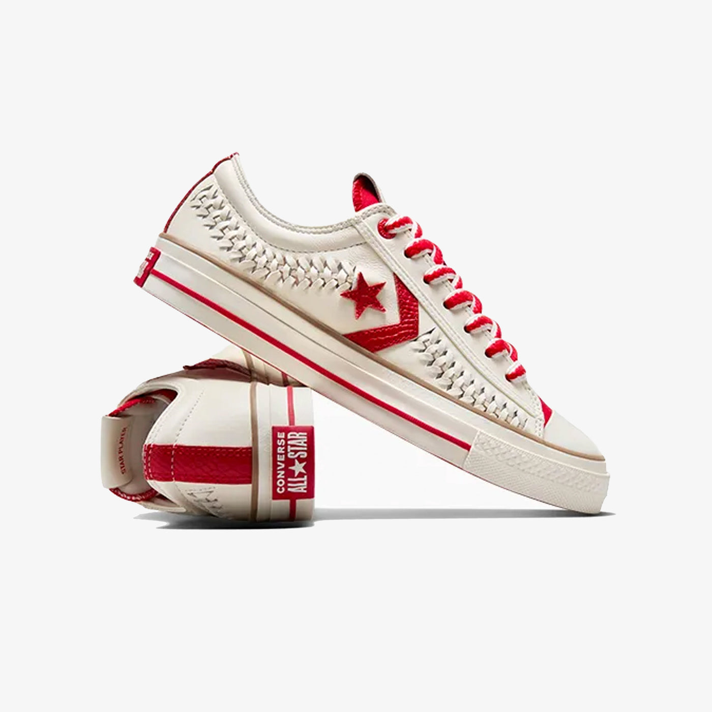 CONVERSE | STAR PLAYER { WHITE/RED