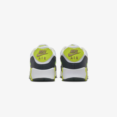 NIKE | AIR MAX 90 { WHITE/KHAKI-CYBER-DK SMOKE GREY